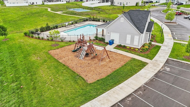 907 Caywood Rd, Smyrna, TN 37167 - drone / aerial view featuring a residential view