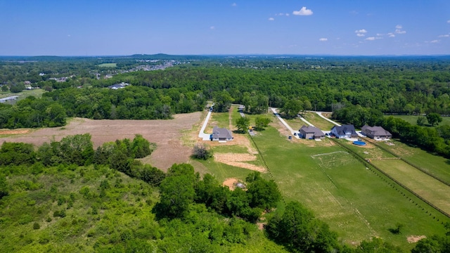 1150 Parsons Rd, Christiana, TN 37037 - birds eye view of property featuring a view of trees and a rural view
