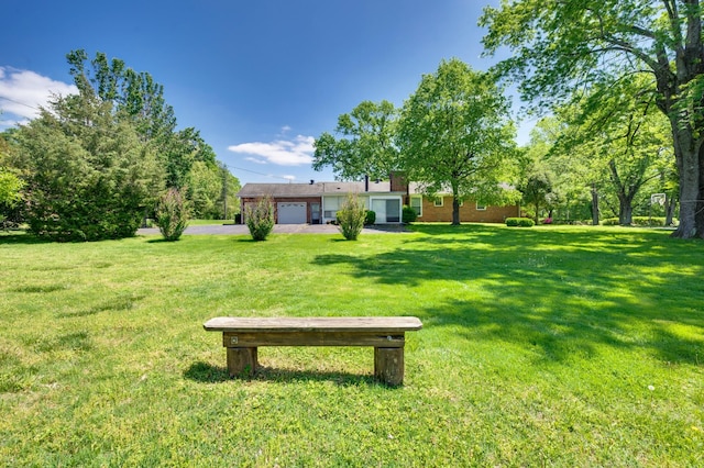 view of yard