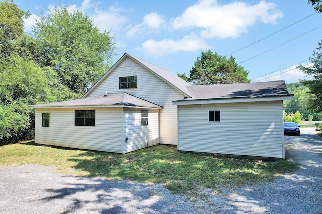 view of back of property