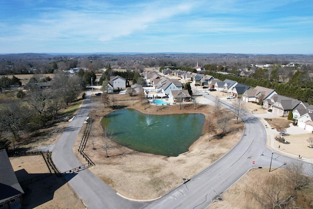 drone / aerial view featuring a residential view