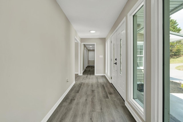 3839 Cleveland Hwy, Dalton, GA 30721 - hallway featuring wood finished floors and baseboards