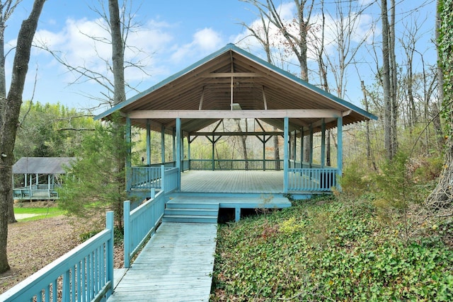 3839 Cleveland Hwy, Dalton, GA 30721 - deck with a gazebo