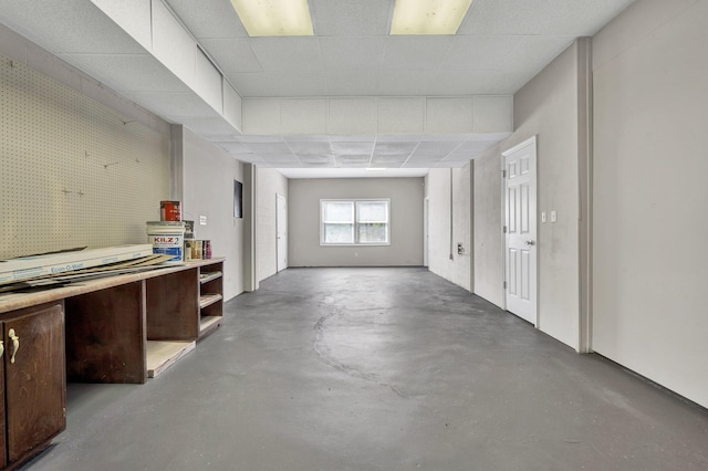 3839 Cleveland Hwy, Dalton, GA 30721 - basement with a drop ceiling