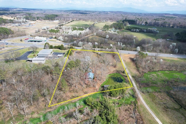 3839 Cleveland Hwy, Dalton, GA 30721 - view of rural area featuring property parcel outlined