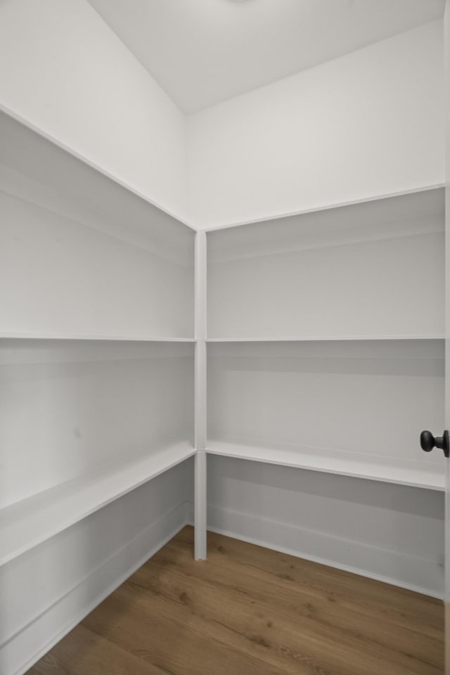 view of storage area