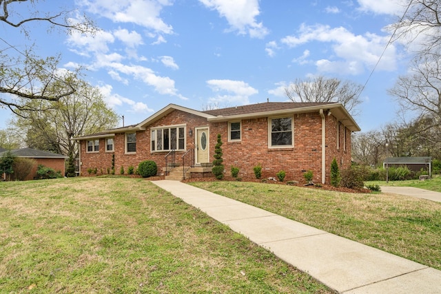 905 Crownhill Dr, Nashville, TN 37217 - ranch-style house with brick siding and a front lawn