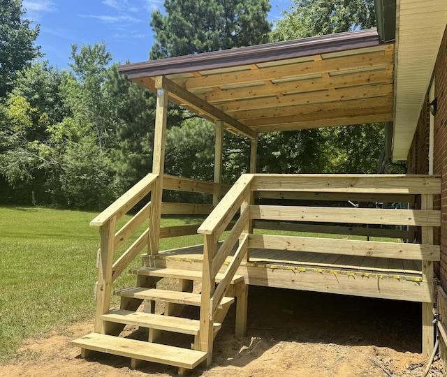 4660 Dover Rd, Indian Mound, TN 37079 - deck featuring a yard