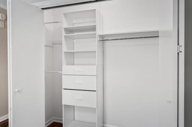 view of closet