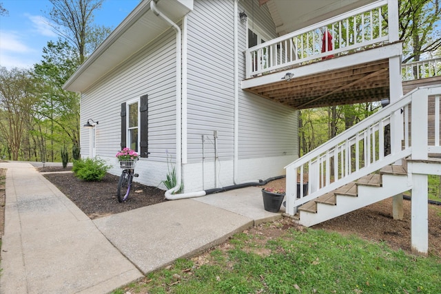 5960 Lickton Pike, Goodlettsville, TN 37072 - view of property exterior with a wooden deck and stairs