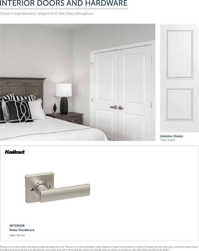 bedroom with a closet