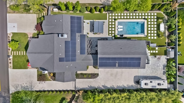 drone / aerial view