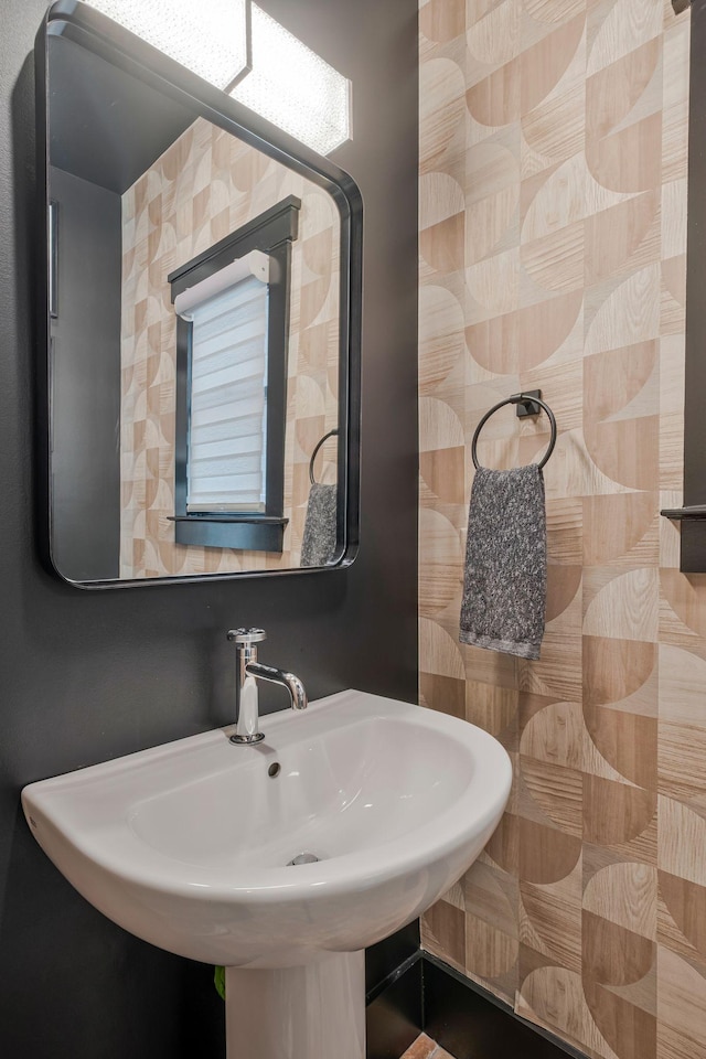 bathroom with a sink