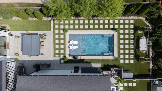 drone / aerial view