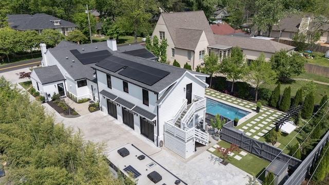 drone / aerial view