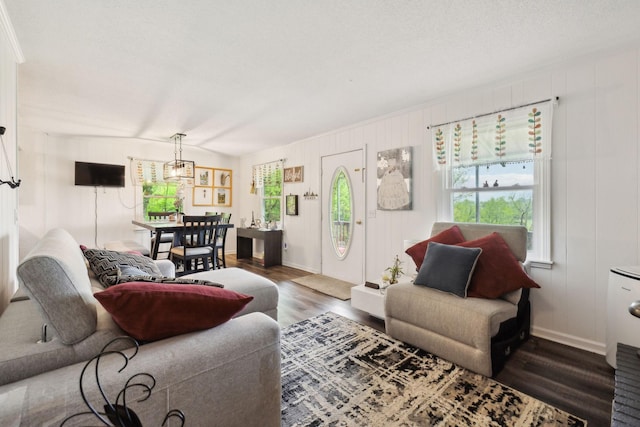 12817 Lascassas Pike, Milton, TN 37118 - living room with baseboards and wood finished floors