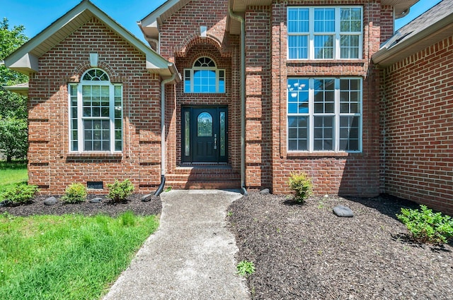 1031 Laurel Hill Dr, Dickson, TN 37055 - property entrance featuring brick siding