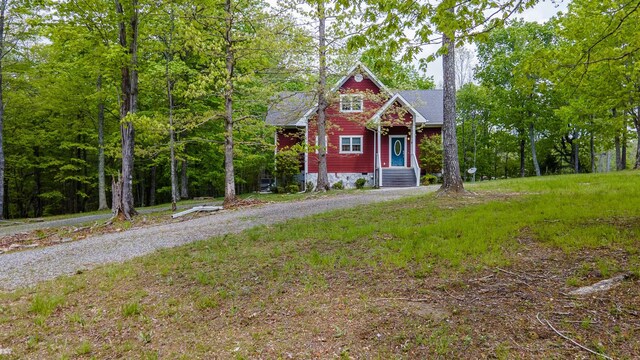 view of front of home