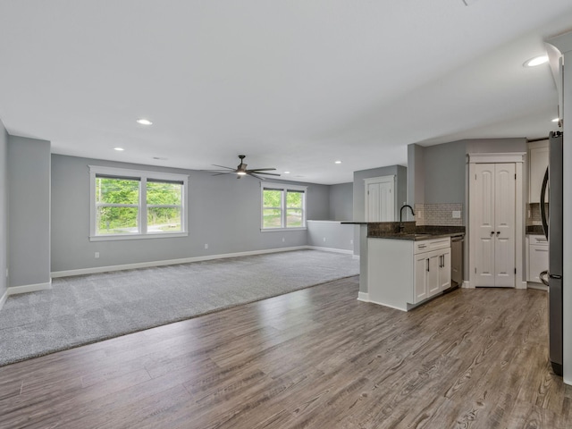 3120 Trenton Rd, Clarksville, TN 37040 - kitchen with baseboards, plenty of natural light, and ceiling fan