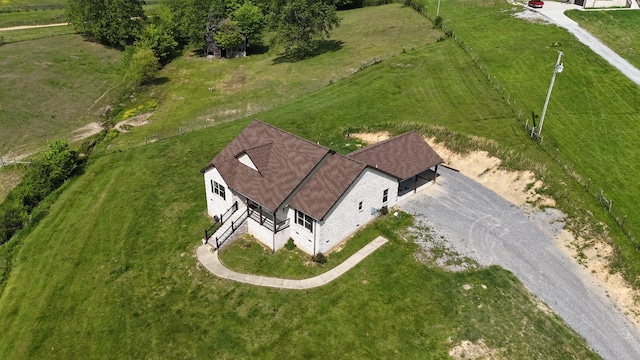 drone / aerial view