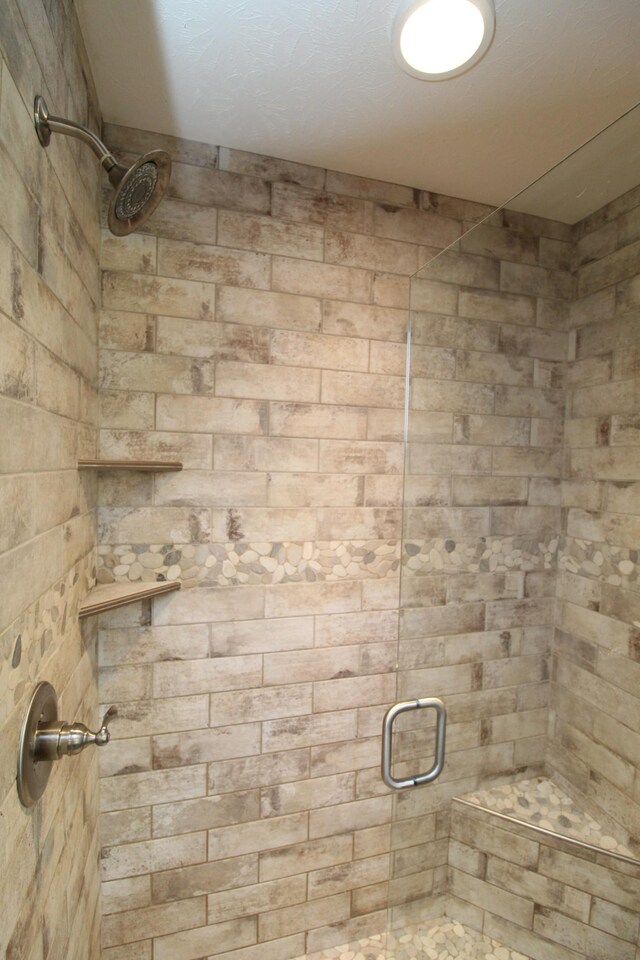 room details featuring a stall shower