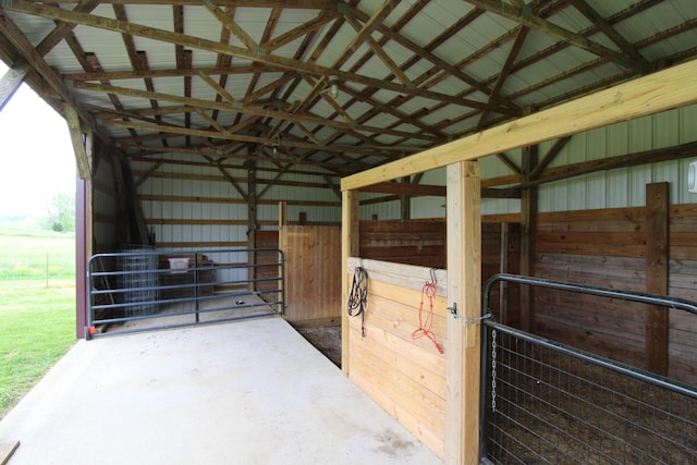 view of stable