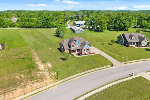 1005 Felts Dr, Clarksville, TN 37043 - drone / aerial view with a view of trees