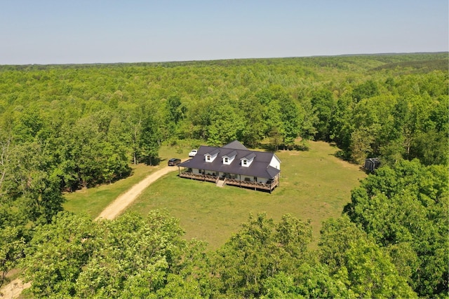 790 Noah Dr, Hohenwald, TN 38462 - drone / aerial view with a view of trees