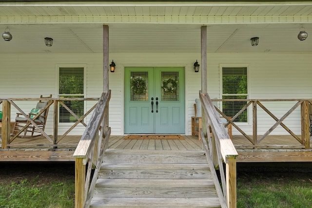 790 Noah Dr, Hohenwald, TN 38462 - doorway to property with a porch