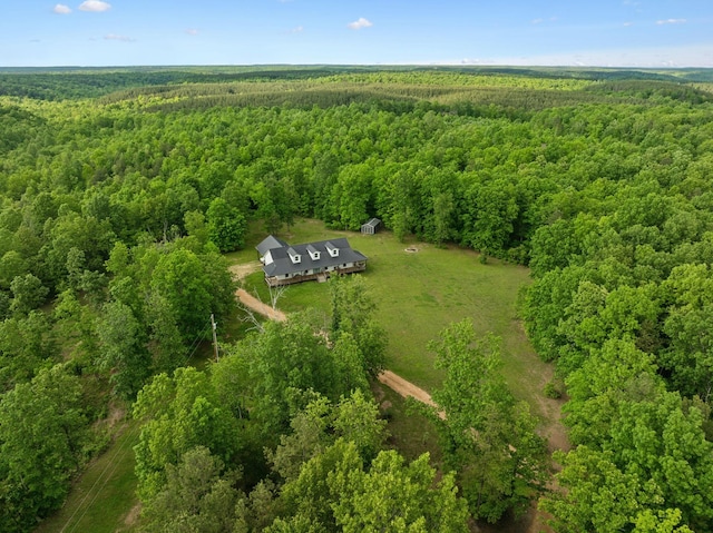 790 Noah Dr, Hohenwald, TN 38462 - bird's eye view featuring a view of trees