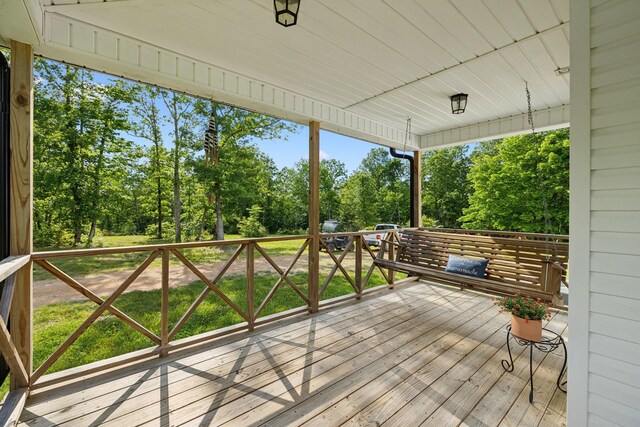 790 Noah Dr, Hohenwald, TN 38462 - view of deck
