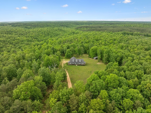 790 Noah Dr, Hohenwald, TN 38462 - bird's eye view featuring a wooded view