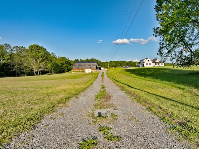 view of street with driveway