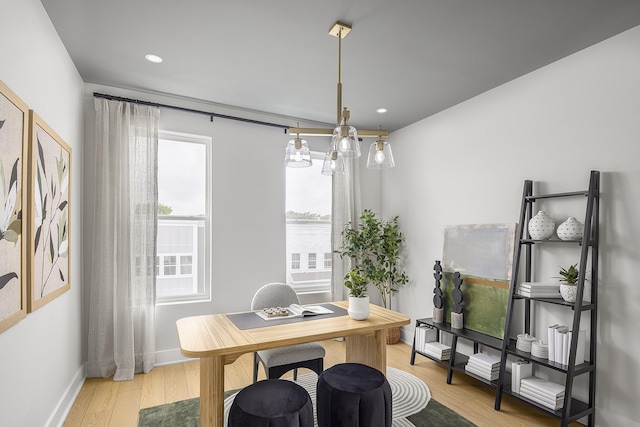 717 41st Ave N, Nashville, TN 37209 - office featuring wood finished floors, recessed lighting, and baseboards