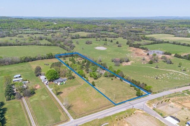 1712 Franklin Pike, Lewisburg, TN 37091 - birds eye view of property featuring a rural view