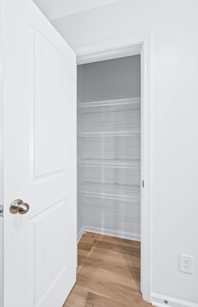 view of closet