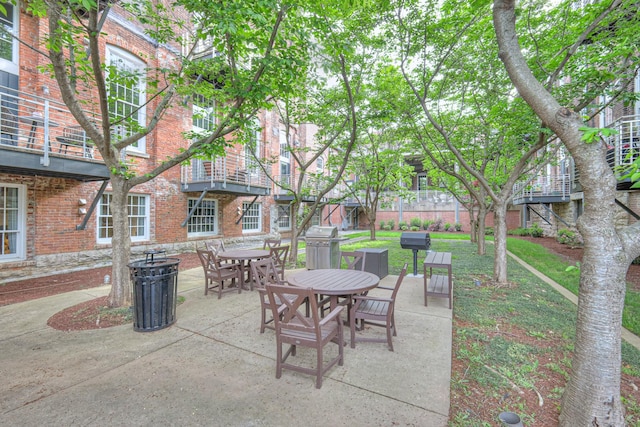 view of patio / terrace with outdoor dining area
