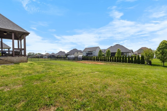 1132 Upland Ter, Clarksville, TN 37043 - view of yard featuring a fenced backyard and a residential view