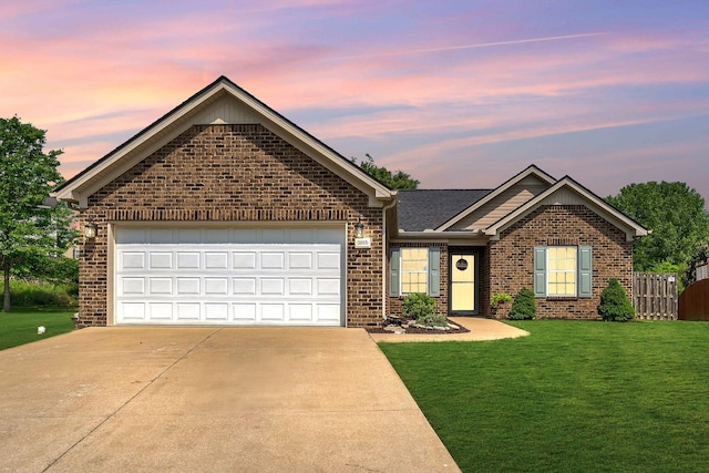 3005 Aruna Ct, Spring Hill, TN 37174 - single story home featuring driveway, brick siding, and a garage