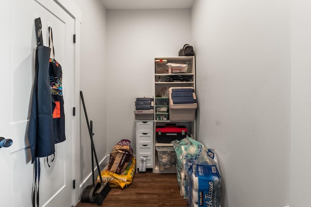 view of storage room