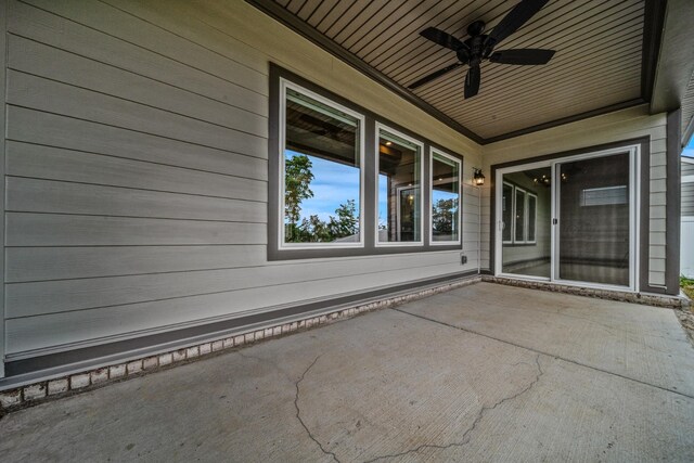 1055 Inez Dr, Smyrna, TN 37167 - view of patio with ceiling fan