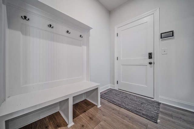 1055 Inez Dr, Smyrna, TN 37167 - mudroom with wood finished floors and baseboards