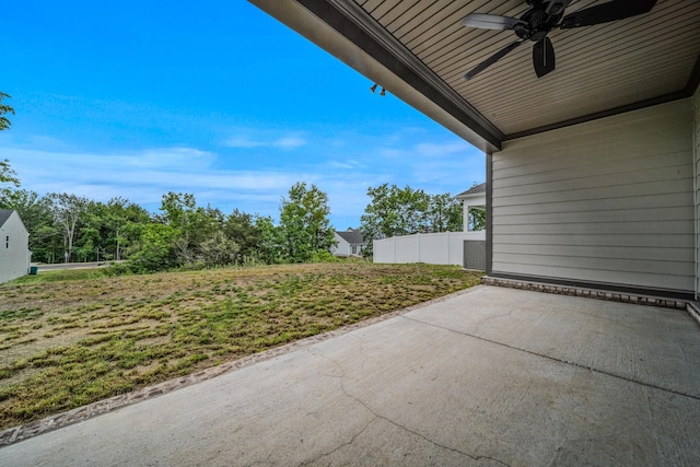 1055 Inez Dr, Smyrna, TN 37167 - view of patio / terrace featuring ceiling fan