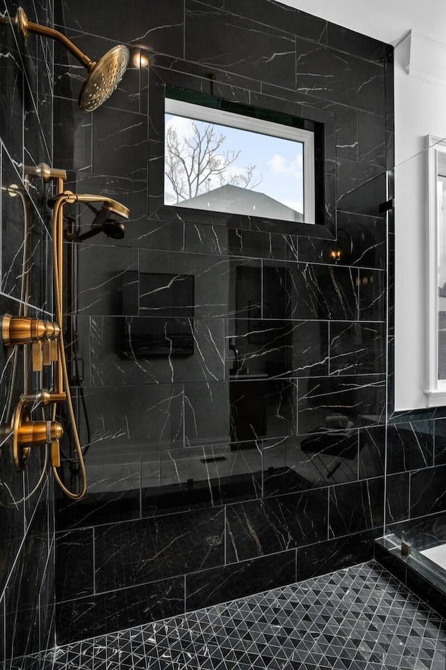 7258 Murrel Dr, Franklin, TN 37064 - room details with a marble finish shower