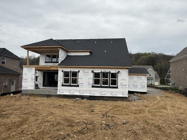 view of back of property