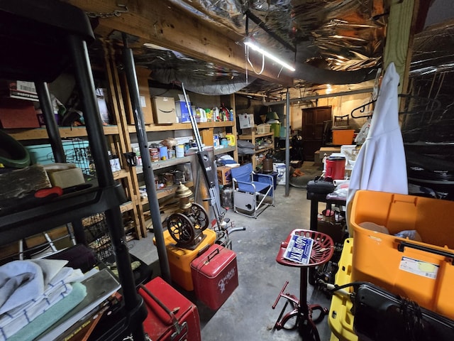 view of storage