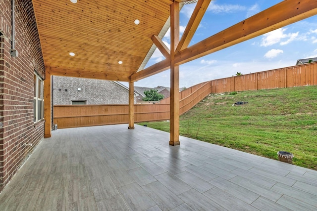 4284 Stone Hall Blvd, Hermitage, TN 37076 - view of patio / terrace featuring a fenced backyard