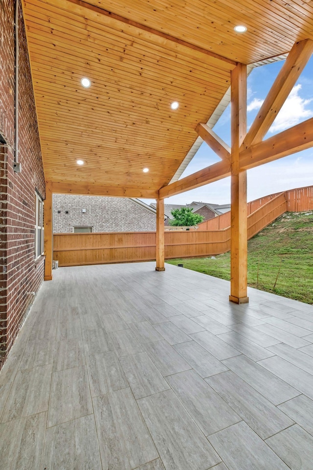 4284 Stone Hall Blvd, Hermitage, TN 37076 - view of patio featuring a fenced backyard