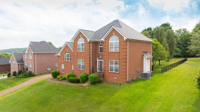 116 N Wynridge Way, Goodlettsville, TN 37072 - view of front of property featuring brick siding and central air condition unit