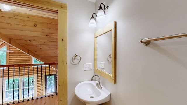 bathroom featuring a sink